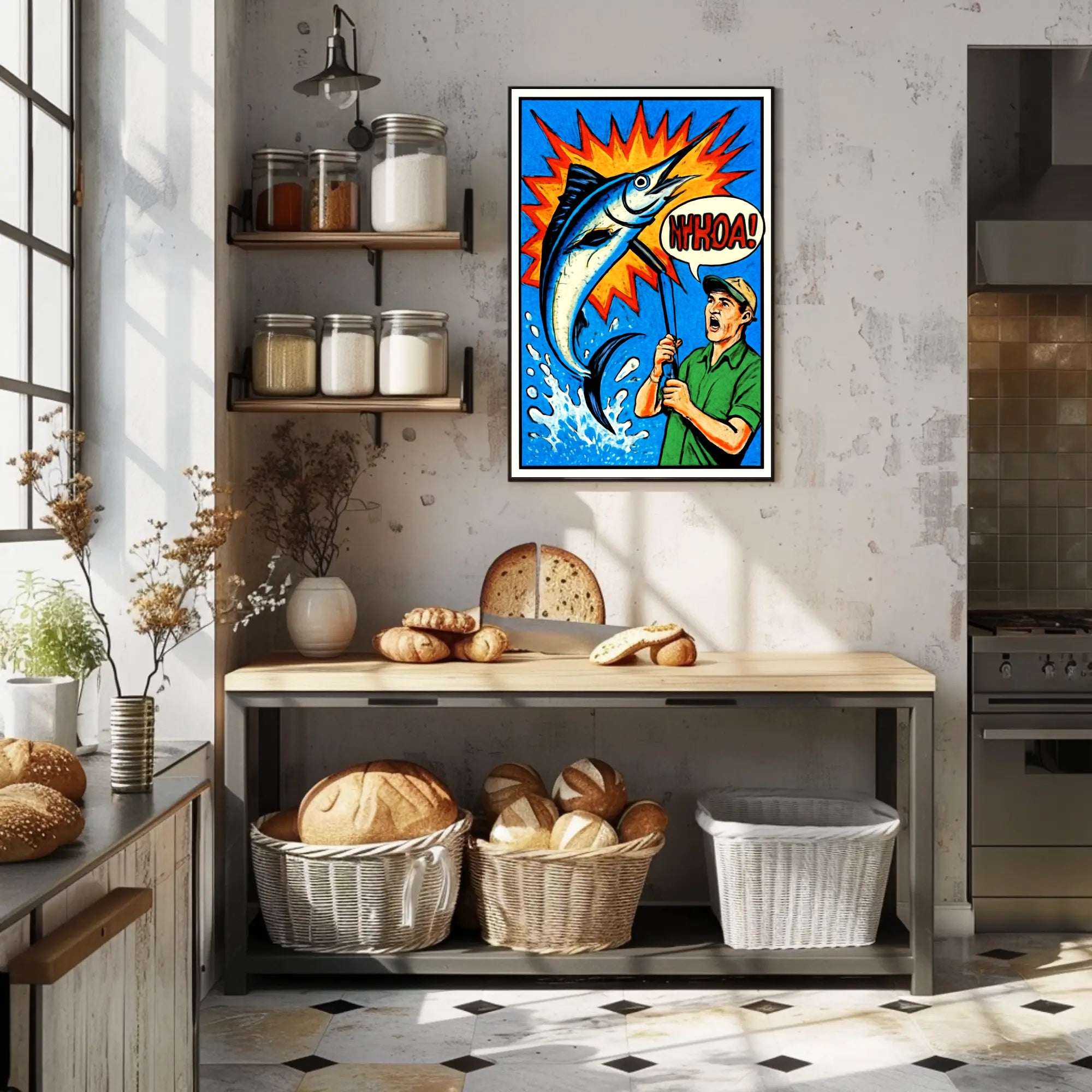 The Big Catch Poster PosterGoat