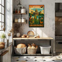 Discover IowaS Heartland Poster