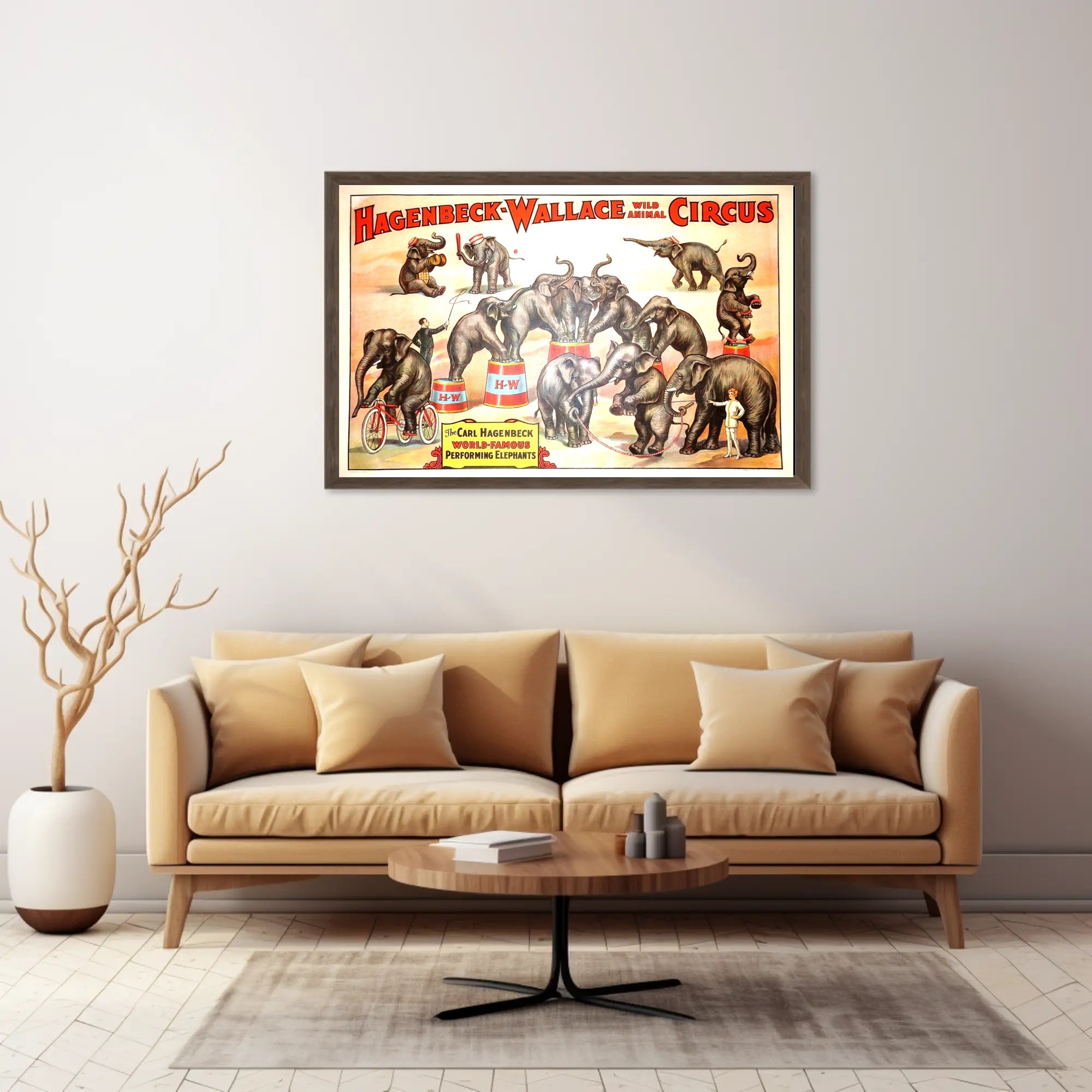Hagenbeck-Wallace Wild Animal Circus Poster
