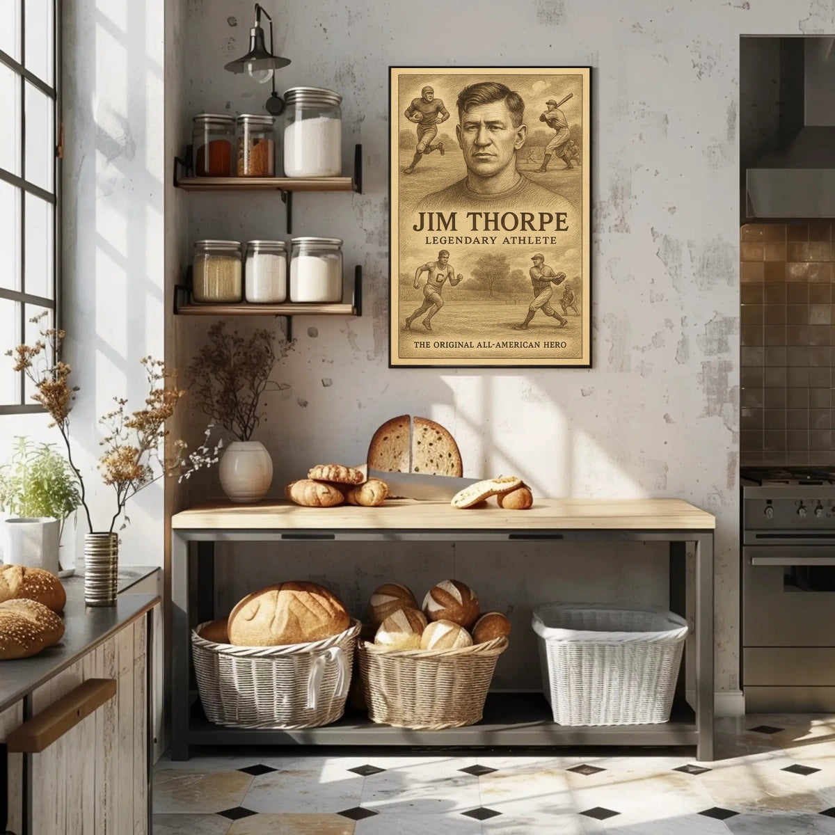 Jim Thorpe Legendary Athlete Jim Thorpe Poster