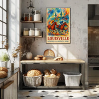 Louisville Birthplace of the Kentucky Derby Poster