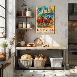 Louisville Birthplace of the Kentucky Derby Poster