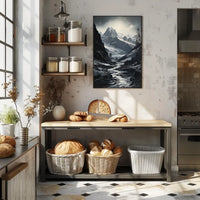 Majestic Snow-Capped Peaks National Park Poster