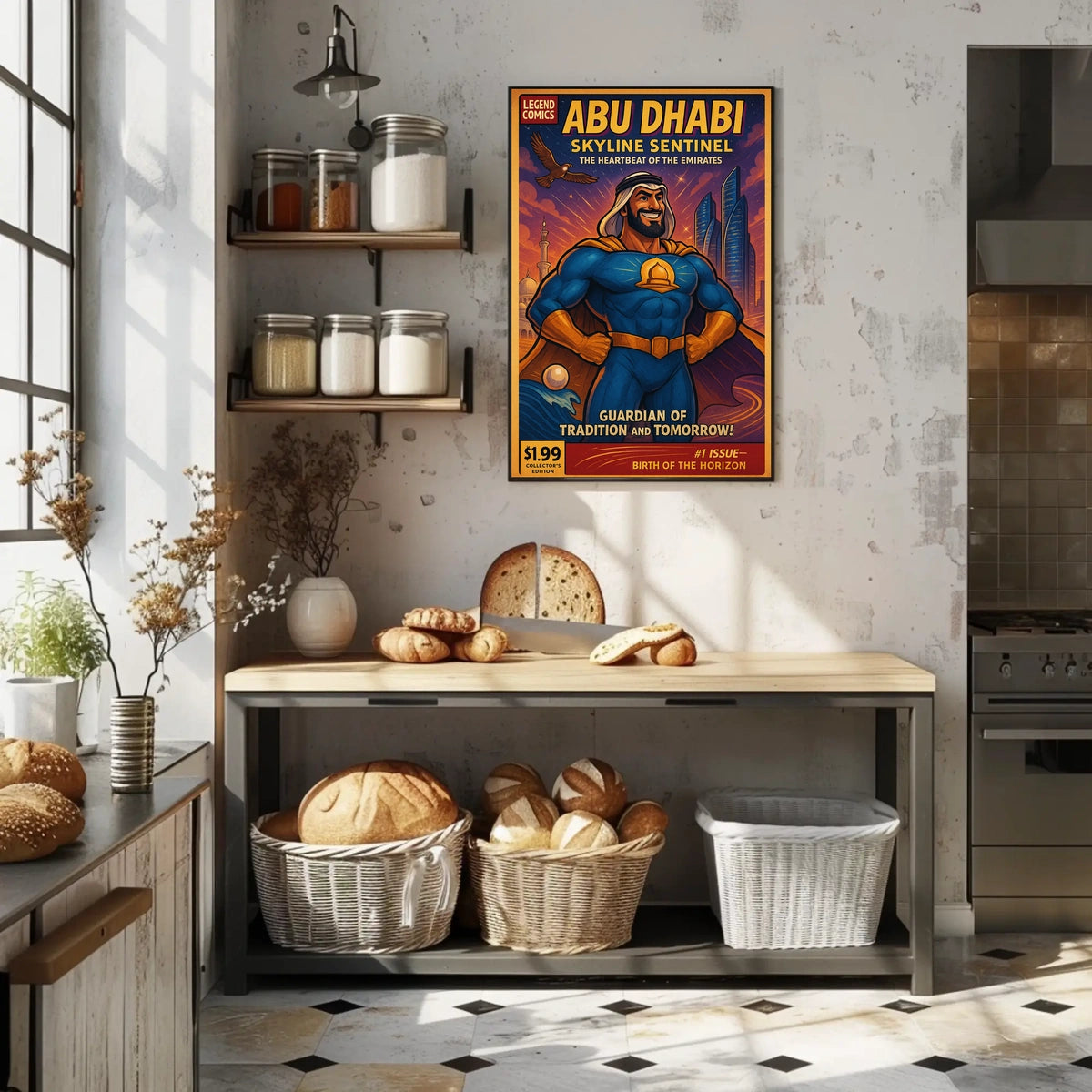 Skyline Sentinel of Abu Dhabi Poster