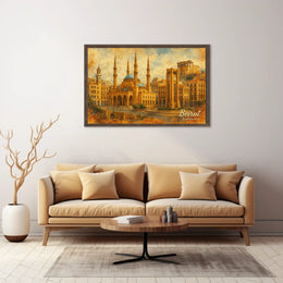 Beirut Cityscape Photography Realism Wanderlust Poster