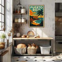 Puerto Rico Travel Poster