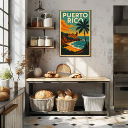 Puerto Rico Travel Poster