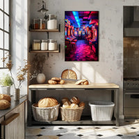Neon Arcade Nostalgia Poster