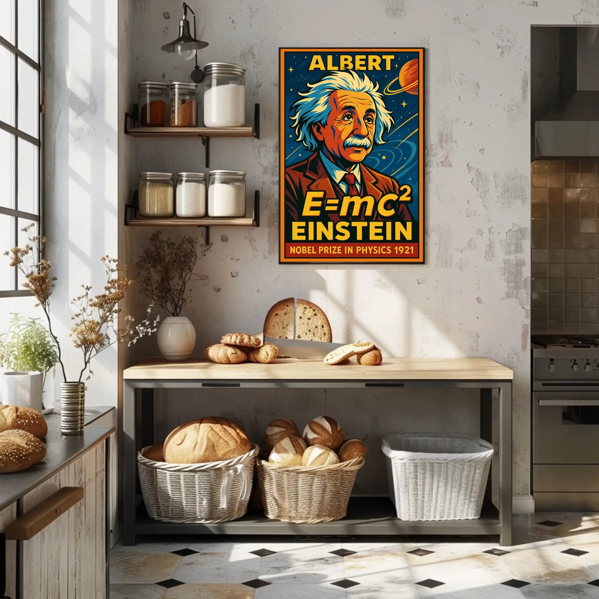 Albert Einstein Nobel Prize 1921 Vintage Physics Wall Art Timeless Scenic Inspiration Poster