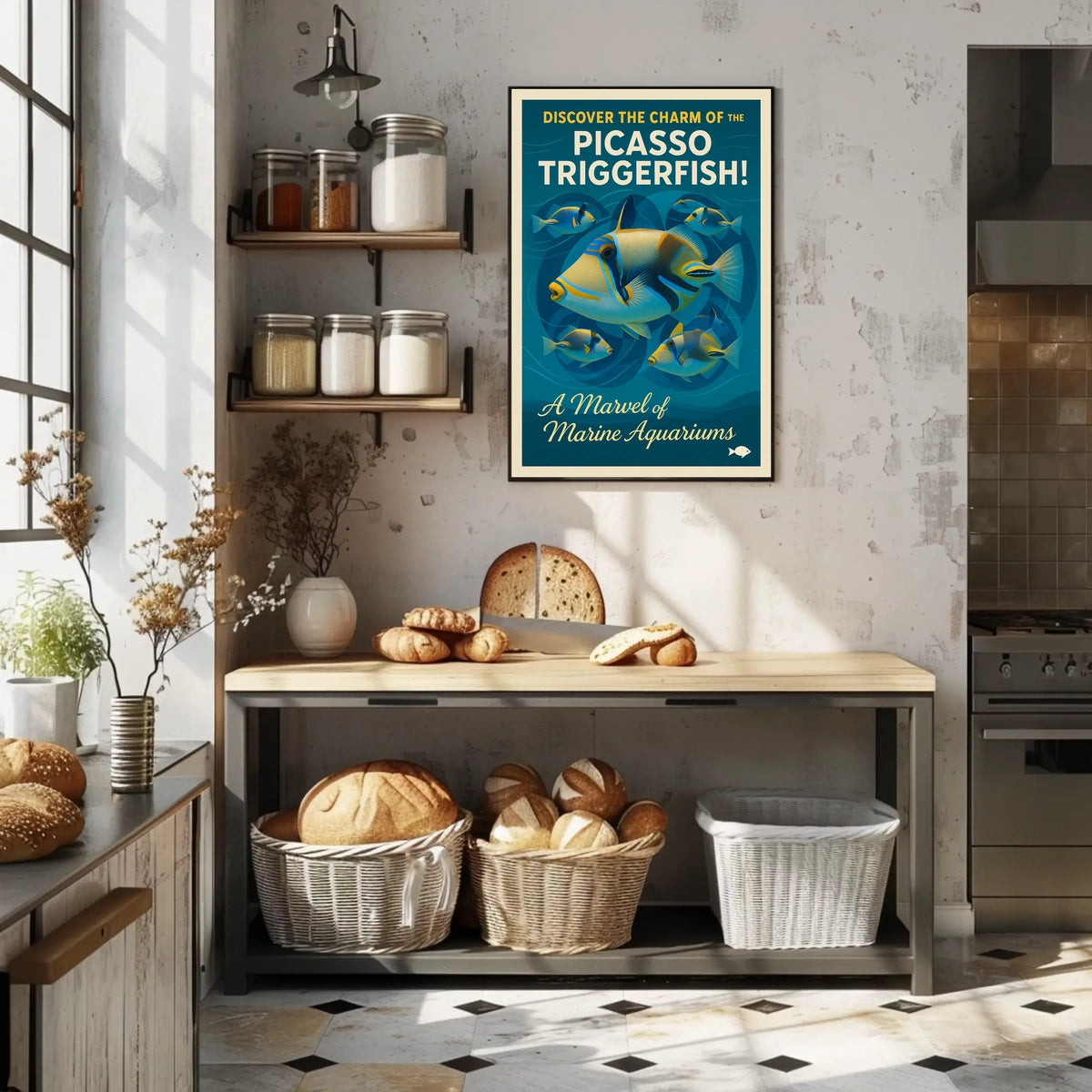 Discover the Charm of the Picasso Triggerfish Poster
