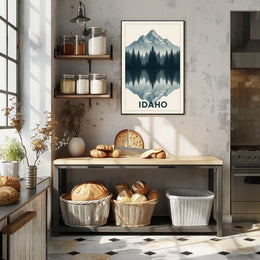 Idaho Mountain Reflection Poster