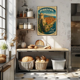 Dubrovnik Pearl Of The Adriatic Poster