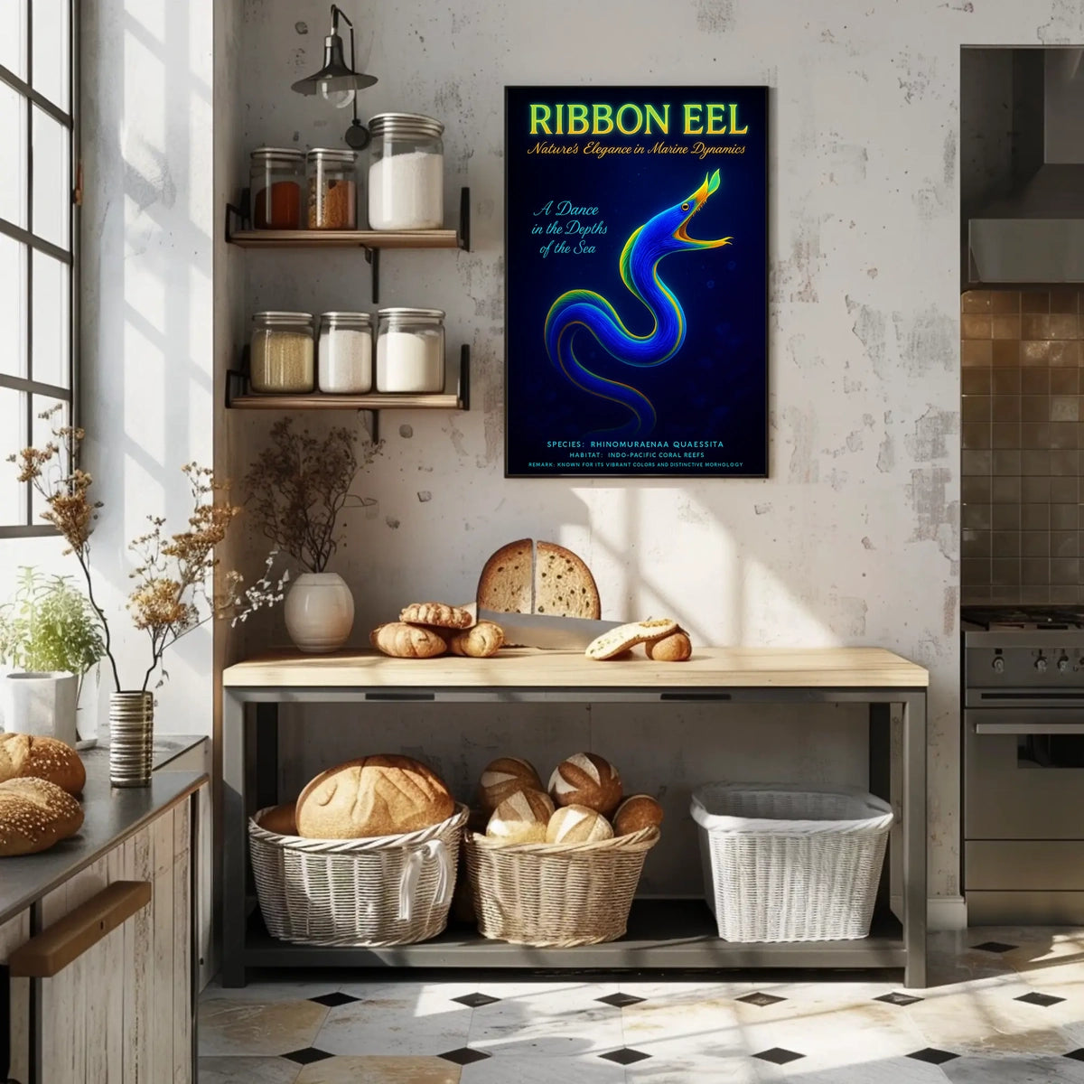 Ribbon Eel NatureS Elegance Poster