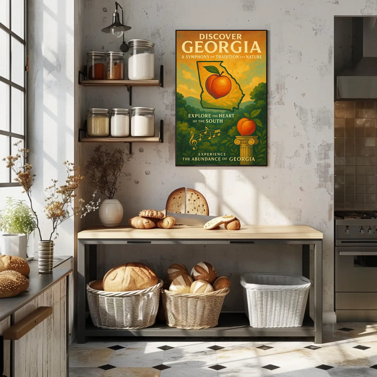 Discover Georgia A Symphony Of Poster