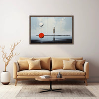 Ethereal Balance Surreal Reflection Artwork Poster