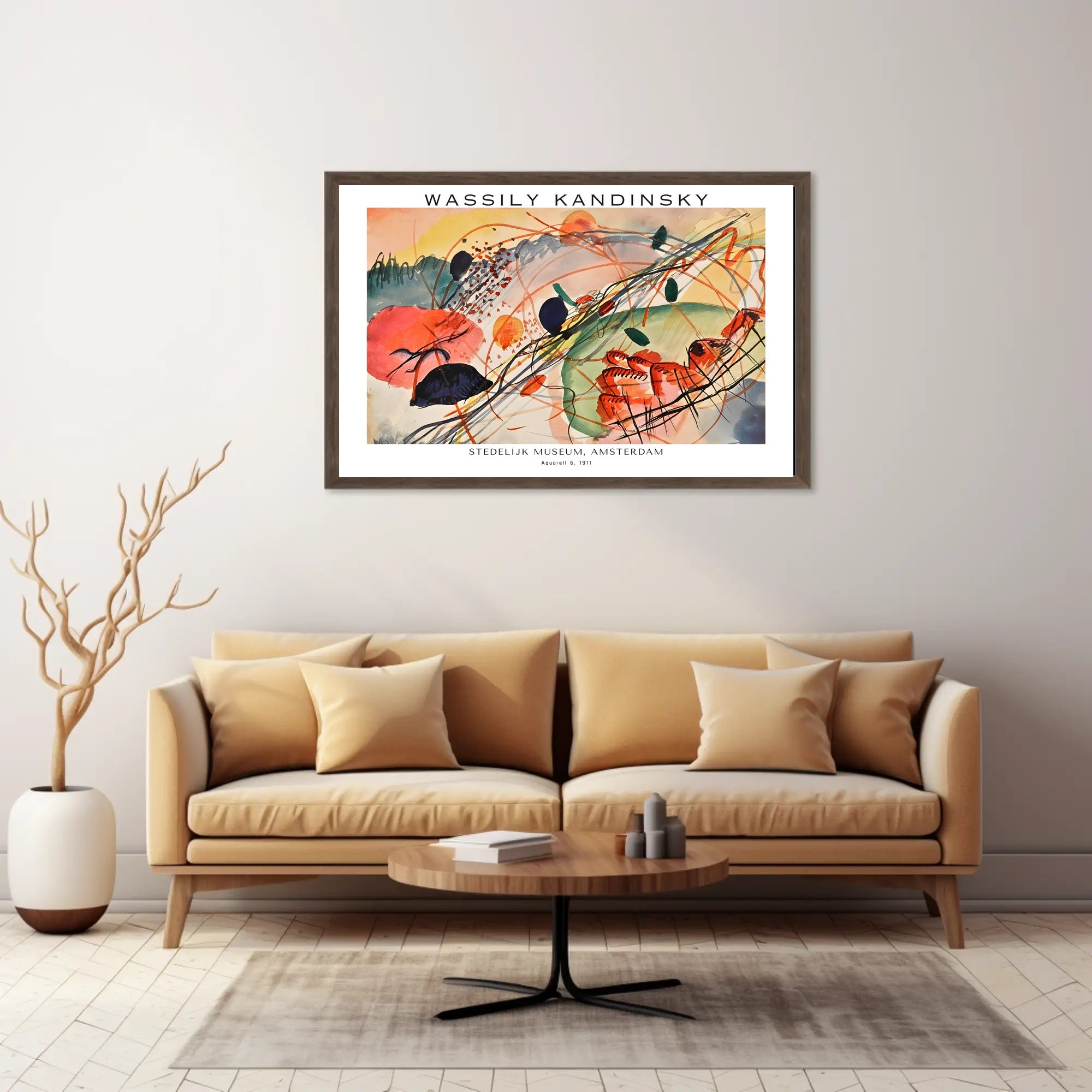 Wassily Kandinsky Aquarell 6 1911 Poster