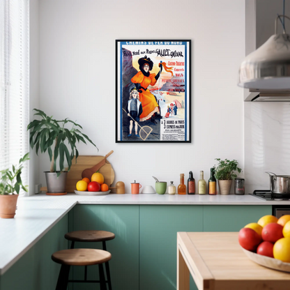 Paris-Nord to Ault-Onival Beaches Vintage Poster