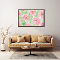 Floral Watercolor Delight Poster