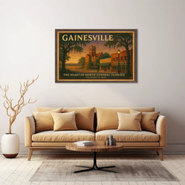 Gainesville Heritage Wall Art Print Decor