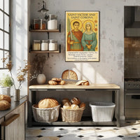 Saint Victor and Saint Corona Poster PosterGoat