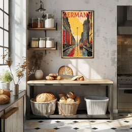 Germany Urban Street Art Poster