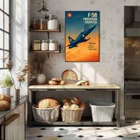 F-5B Freedom Fighter Poster PosterGoat