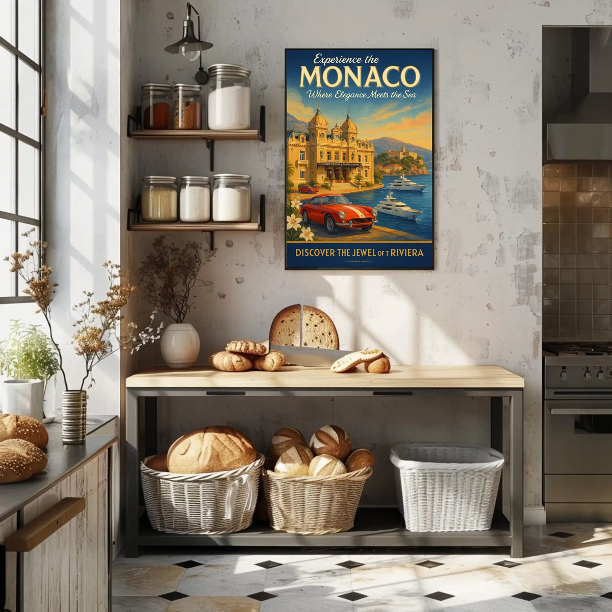 Discover Monaco The Jewel of the Riviera Poster