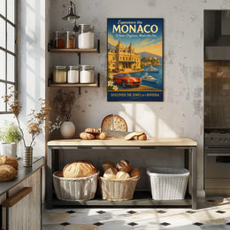Discover Monaco The Jewel of the Riviera Poster