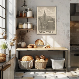 Iconic New York Skyline Poster
