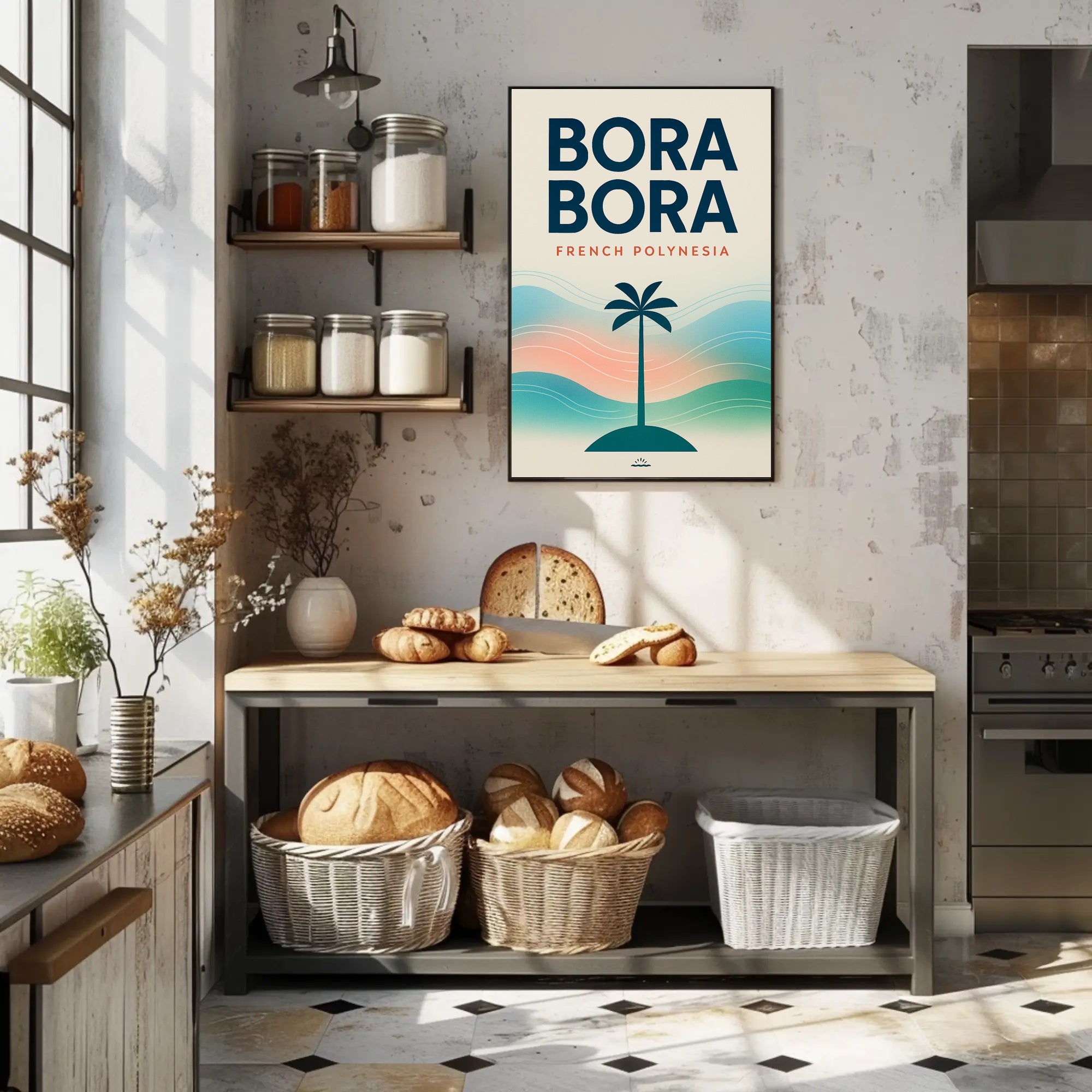 Bora Bora French Polynesia Poster PosterGoat