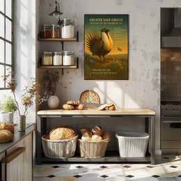 Greater Sage-Grouse Sentinel of the Sagebrush Sea Poster
