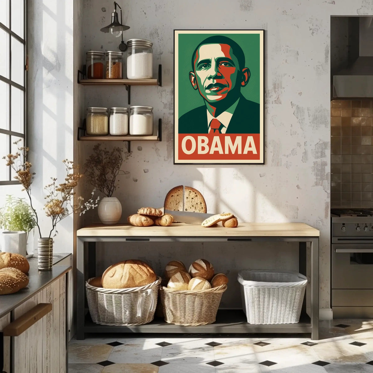 Obama Inspiring Pop Art Poster