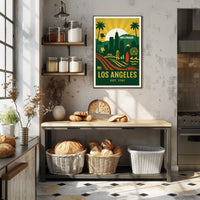 Los Angeles Highlights Poster PosterGoat