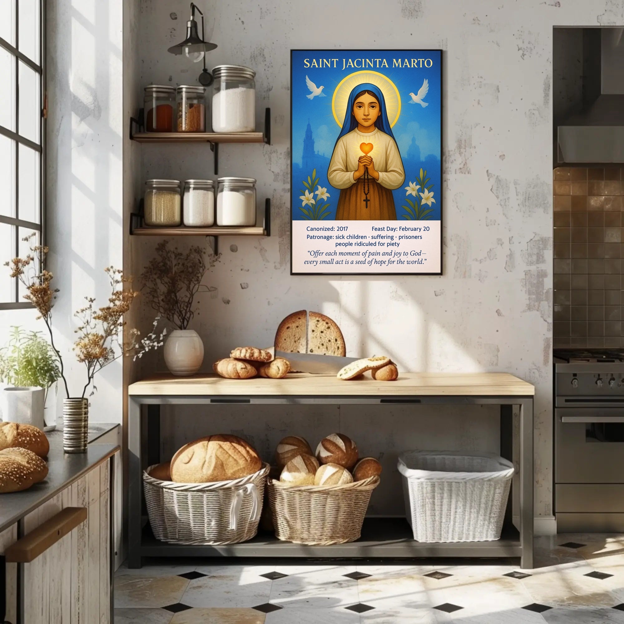 Saint Jacinta Marto Poster PosterGoat