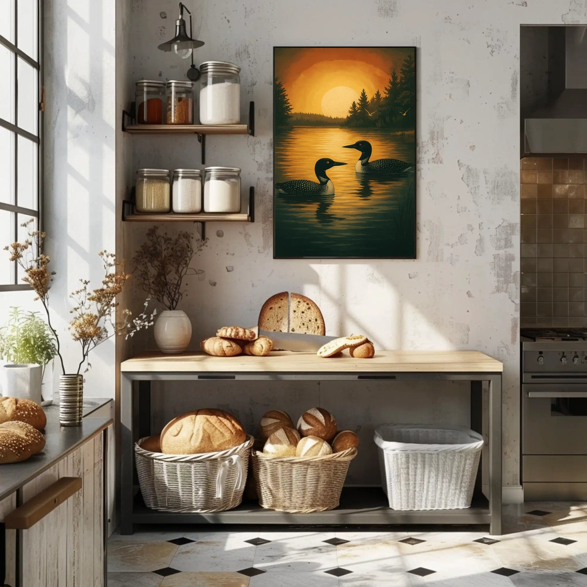 Serenity at Sunset Poster