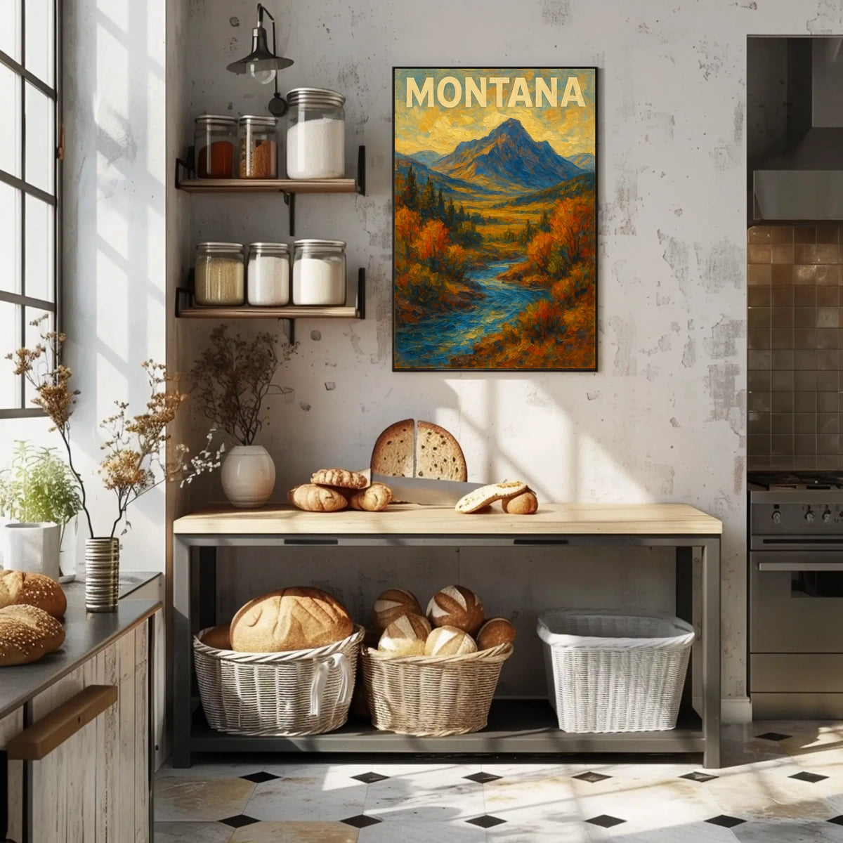 Montana Landscape Poster