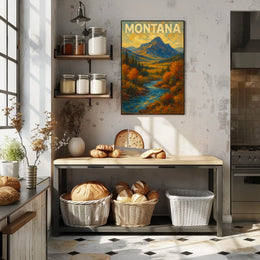 Montana Landscape Poster