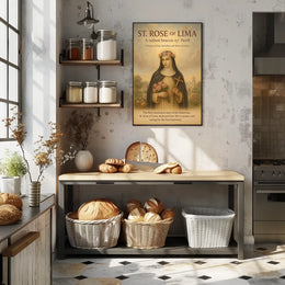 St. Rose Of Lima A Radiant Beacon Of Poster