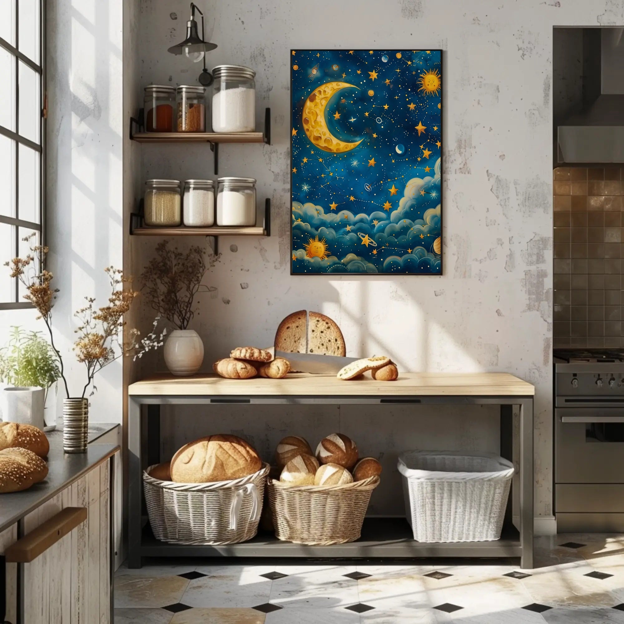 Celestial Dreams William Morris Art Poster