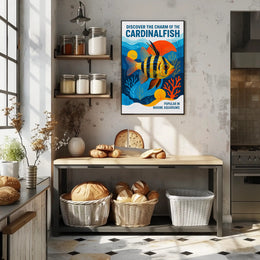Discover the Charm of the Cardinalfish Poster PosterGoat