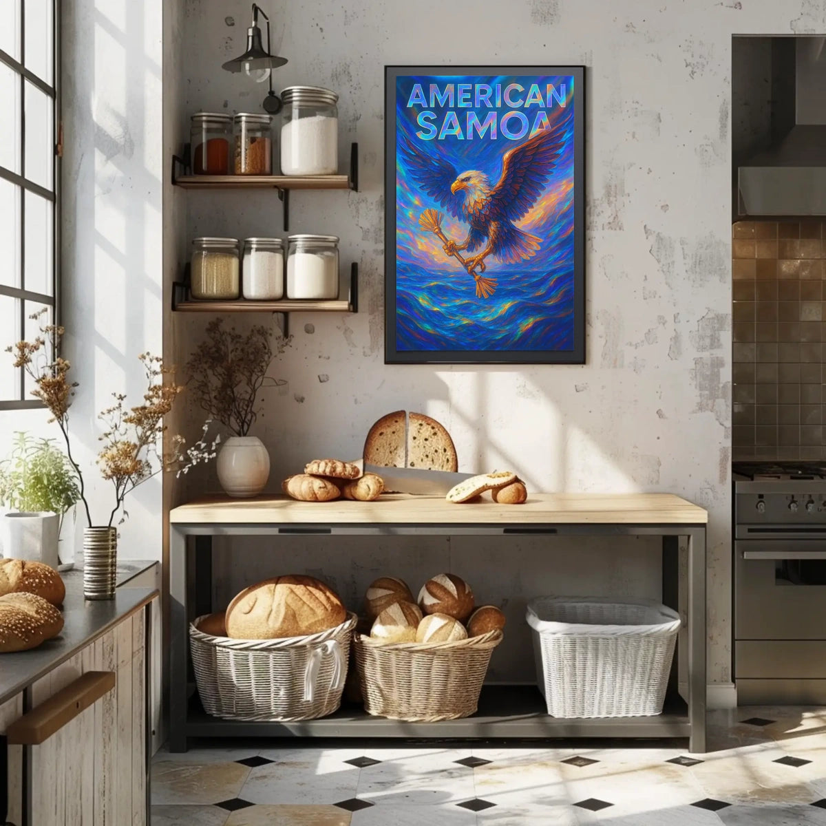American Samoa Eagle Poster