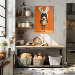 Cute Character Design with Youthful Fashion Pop Culture Poster PosterGoat
