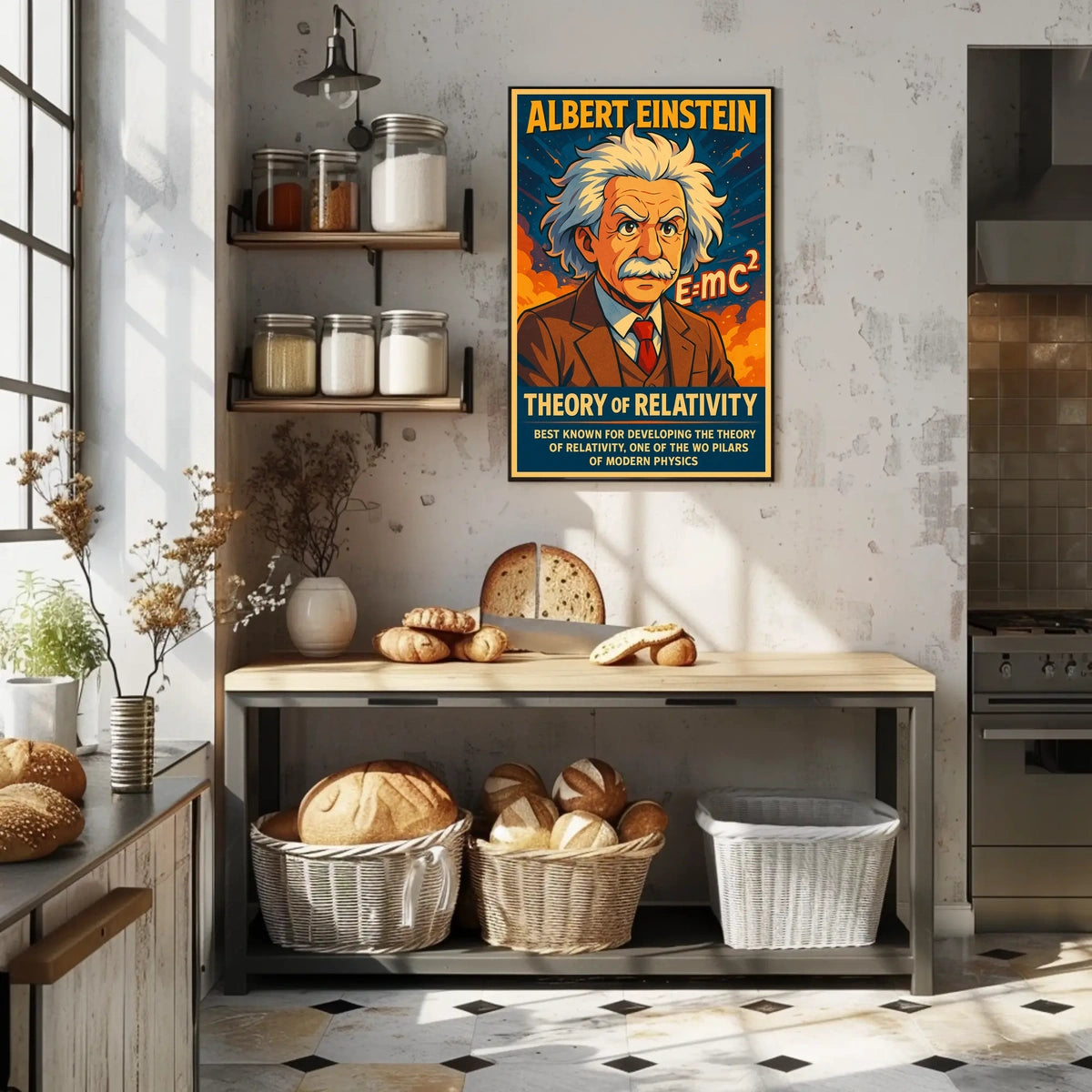 Albert Einstein Theory Of Relativity Poster