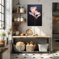 Elegant Floral Abstract Art with Harmonious Color Poster