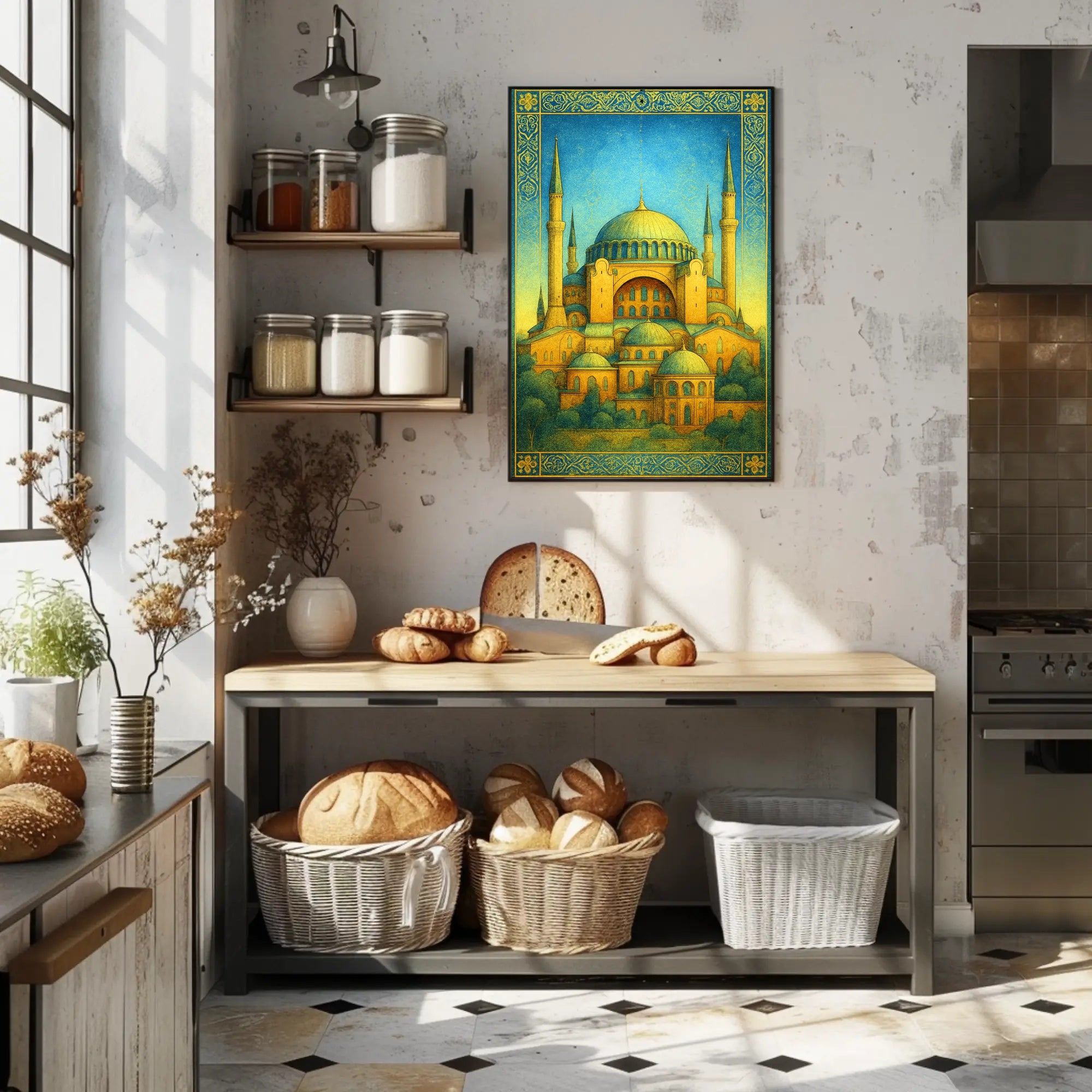Byzantine Architectural Splendor Poster PosterGoat