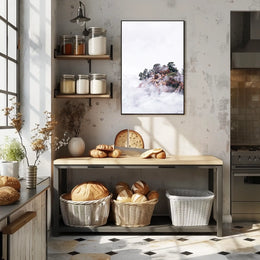 Misty Mountain Serenity Poster