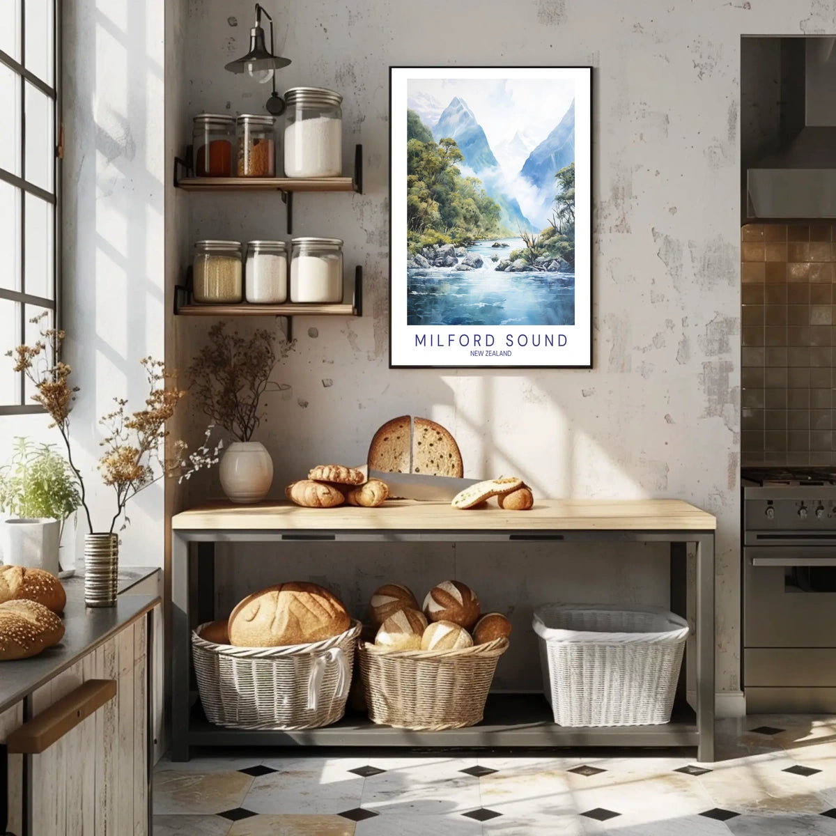 Milford Sound New Zealand Poster