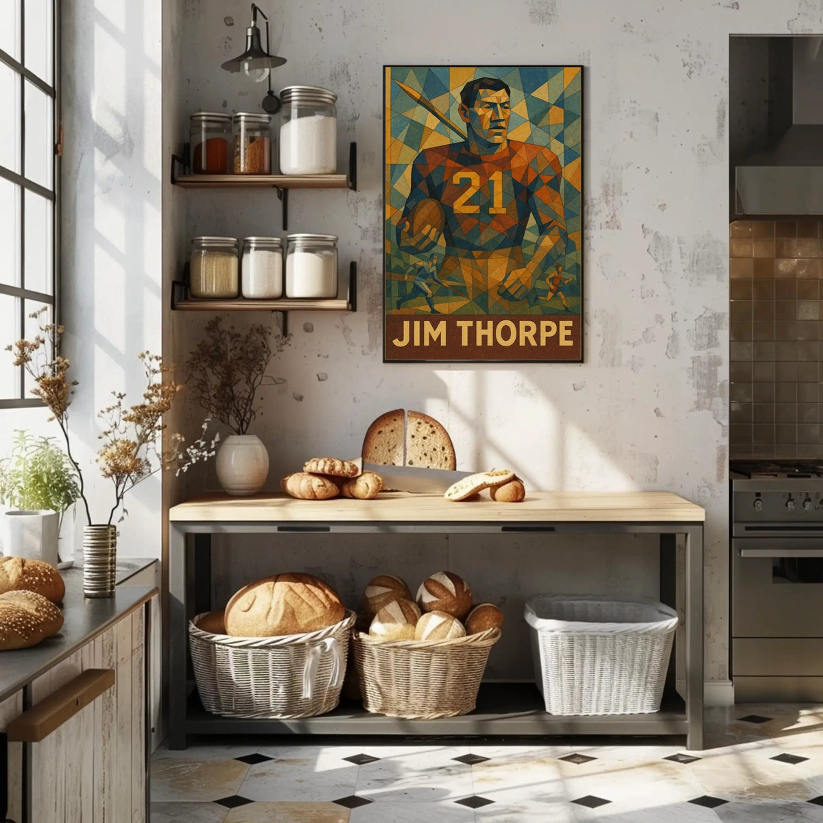 Jim Thorpe Legendary Athlete Poster