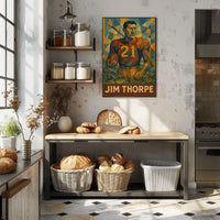Jim Thorpe Legendary Athlete Poster