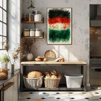 Abstract Watercolor Flag Poster